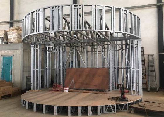 Modular Light Steel Modern Prefab Homes Round Pre Built Homes Dome Hotel Unit