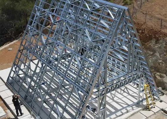 Prefab A Frame House Light Steel Hotel Unit Tiny Building Wooden Cabins For Holiday