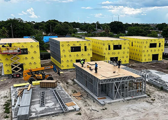 ICC-ES Certified Modern Prefab Single Family Homes In Florida 8-Unit Residential Project