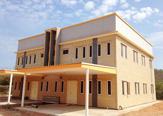 SOHO Steel Structure Prefabricated Apartment Buildings , Prefabricated Dormitory House Kits
