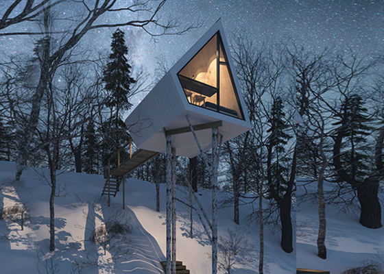 Light Steel Frame Garden Studio House | Custom House Framing Design
