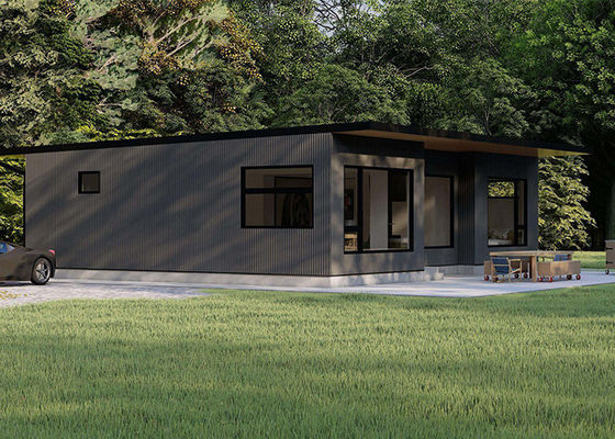 ASTM Standard Luxury Modular Prefab Villa & Office, Light Steel Frame Kit Modern Residential Bungalow Home