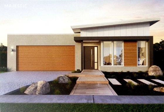 ব্যক্তিগতকরণ বিলাসবহুল হালকা ইস্পাত কাঠামো বাংলো একক পরিবার বাড়ি বাড়ি