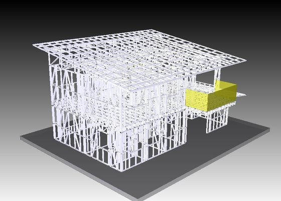 AS/US Light Steel Frame Houses , Prefabricated House Kit Home For South Africa