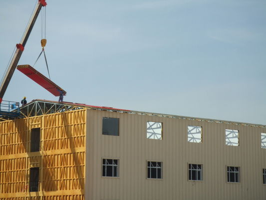 হালকা ইস্পাত প্রফ্যাব্রিকেটেড হাউস অ্যাপার্টমেন্ট বিল্ডিং, পোর্টেবল হাউস প্যানেলাইজড হোম কিটস