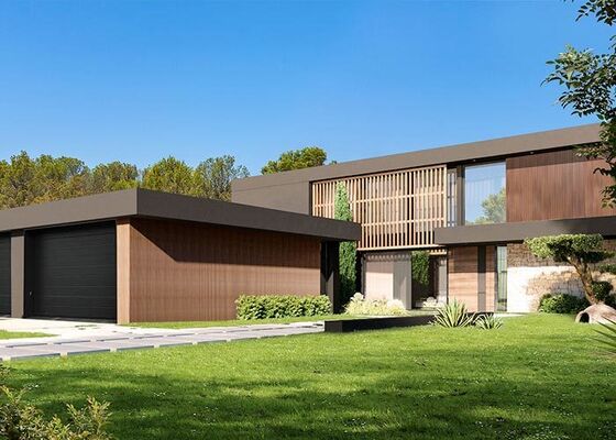 Luxury  Mobile Home Prefabricated House Villa Capsule Hotel 5 Bedroom With Outdoor Swimming Pool