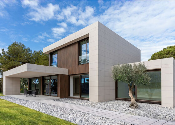 সাঁতার পুল সহ বিলাসবহুল ৪-বেডরুমের প্রিফ্যাব হাউস ভিলা | ICC-ES সার্টিফাইড লাইট গেজ স্টিল হাউস