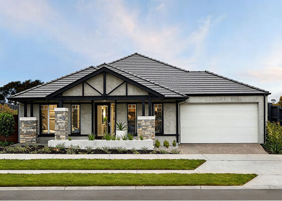 ইউকে স্ট্যান্ডার্ড প্রিফেব্রিকেটেড হোম মডুলার ও লাইট গেজ স্টিল ফ্রেম হাউস কিটস