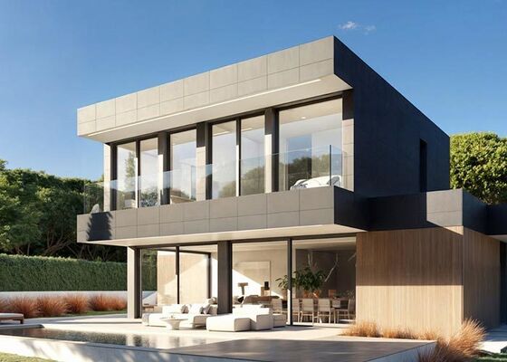 মার্কিন যুক্তরাষ্ট্রের স্ট্যান্ডার্ড বিলাসবহুল প্রিফ্যাব হোম কিট।