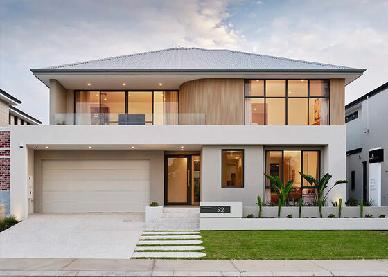 AS/মার্কিন হালকা ইস্পাত কাঠামো প্রাক-ফ্যাব্রিকযুক্ত ভিলা হাউস ফ্রেম মডুলার কিট ৪ বেডরুমের জন্য