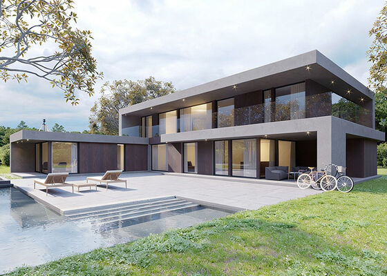 এএস/এনজেডএস স্ট্যান্ডার্ড প্রিফ্যাব্রিকেটেড লাইট স্টিল ফ্রেম মডুলার হোম কিট চীন থেকে