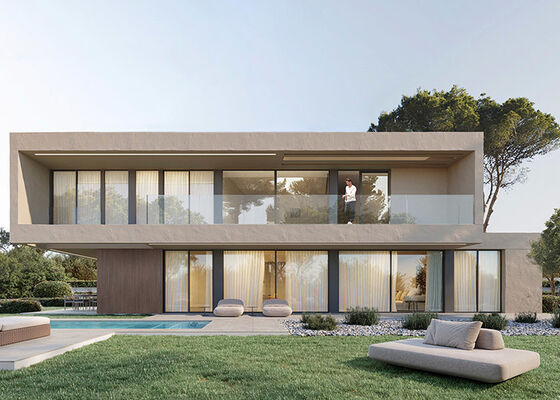 এএস/এনজেডএস স্ট্যান্ডার্ড প্রিফ্যাব্রিকেটেড লাইট স্টিল ফ্রেম মডুলার হোম চায়না প্যানেলাইজড সিস্টেম