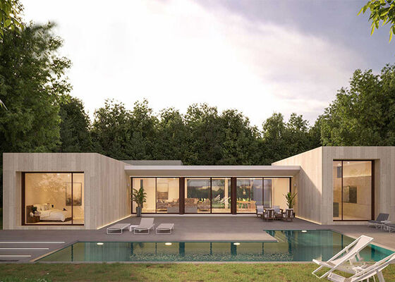 অস্ট্রেলিয়া স্ট্যান্ডার্ড প্রিফ্যাব্রিকেটেড লাইট স্টিল ফ্রেম মডুলার হোম চীন প্যানেলাইজড সিস্টেম