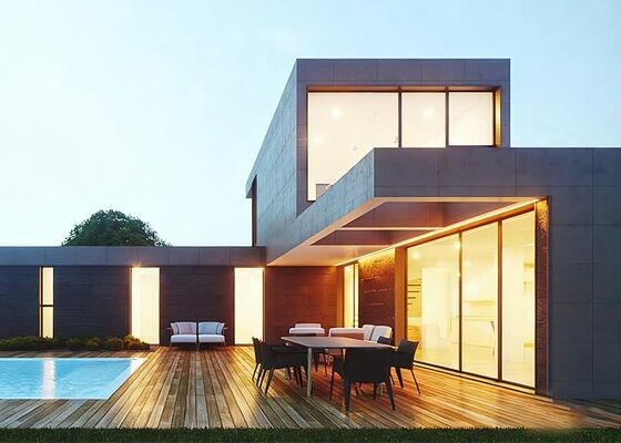 আইসিসি-ইএস সার্টিফিকেশন মাল্টি স্টোরি ইস্পাত কাঠামো ভিলা প্রিফ্যাব্রিকেটেড হালকা ইস্পাত ঘর