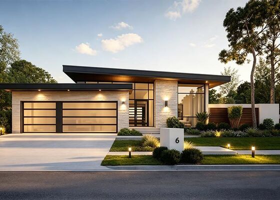 ICC-ES Light Steel Prefabricated Modular Villa - Luxury Resort Living Prefab House