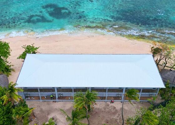 South America Hotel Use Light Gauge Steel Frame Home Prefab Modular House Villa In Fiji