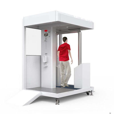 গভীর নীল তাপমাত্রা পরিমাপ ডিসইনফেকশন হাত নির্বীজন বুদ্ধিমান এন্টি-মহামারী মেশিন