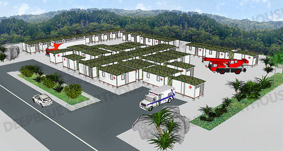 ডিপব্লু ভাঁজযোগ্য মডুলার সিস্টেম দ্রুত উন্নয়ন হাসপাতাল জরুরী আবাসন আশ্রয় আইসোলেশন লোটাস হাউস