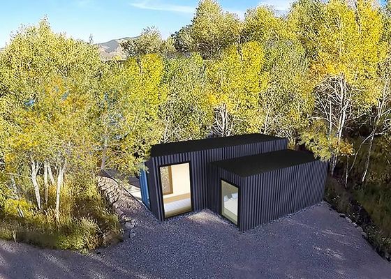 উচ্চ মানের প্রিফ্যাব স্যান্ডউইচ প্যানেল হাউস ইস্পাত কাঠামো প্রিফ্যাব্রিকেটেড হোটেল ইউনিট