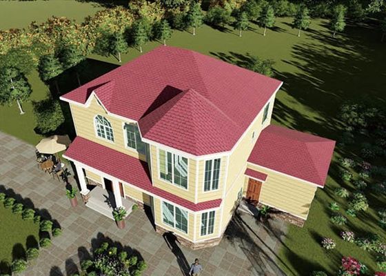 ALC প্যানেল পুনর্ব্যবহারযোগ্য সবুজ প্রিফ্যাব হোম কাস্টমাইজযোগ্য হালকা গজ স্টিল প্রিফ্যাব ভিলা