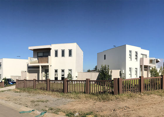 কাস্টম ডিজাইন এবং সহজ সমাবেশ হালকা ইস্পাত ফ্রেম প্রিফ্যাব হাউস, ভিলা, এবং টাউনহাউস