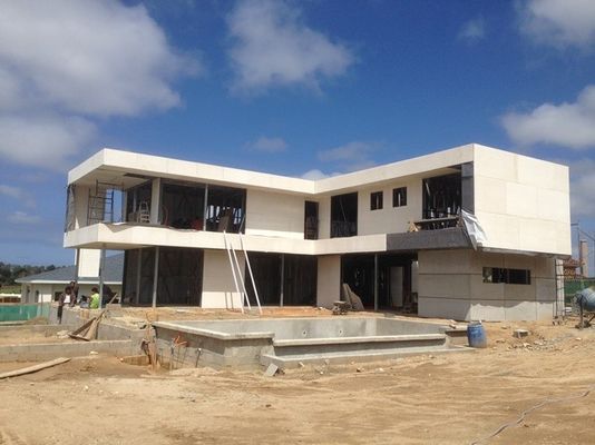 ৪ বেডরুমের আধুনিক ২ তলা হালকা ইস্পাত ফ্রেম হাউস।