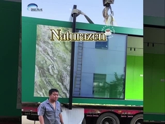 হলুদ হালকা ইস্পাত গেজ ফ্রেম ছোট আকারের সাথে সস্তা প্রিফ্যাব গার্ডেন স্টুডিও