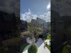 হালকা ইস্পাত ফ্রেম সহ প্রিফ্যাব হাউস কিট ছুটির দিন এবং ক্যাম্পিংয়ের জন্য মডুলার হোম