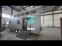 মার্কিন যুক্তরাষ্ট্র স্ট্যান্ডার ইকো-সচেতন জীবনযাপন এবং স্থাপত্য উদ্ভাবন প্রিফাব্রিকেটেড মিনি হাউস অন হুইলস