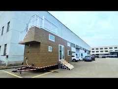 সিডার বক্সের সাহায্যে ভ্রমণের অভিজ্ঞতাকে বিপ্লব করুন বিক্রয়ের জন্য চাকা উপর প্রিফ্যাব্রিকেটেড ছোট্ট বাড়ি