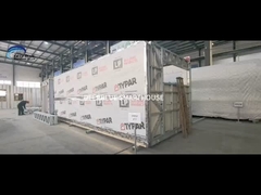 সাদা ইকো-বন্ধুত্বপূর্ণ প্রিফ্যাব্রিকেটেড মোবাইল হোম / হালকা ইস্পাত লগ মোবাইল হোম