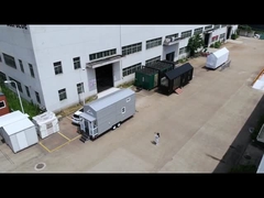 আধুনিক গ্ল্যাম্পিং ট্রেলার হাউস ক্ষুদ্র ঘর চাকা সহ জাহাজে পাঠানোর জন্য প্রস্তুত মোবাইল বাড়ি