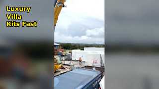 প্যানেলযুক্ত হোম কিট প্রিফ্যাব হাউস বিলাসবহুল ভিলা